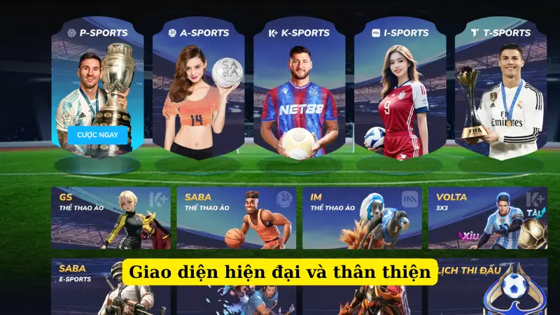 Giao diện hiện đại và thân thiện