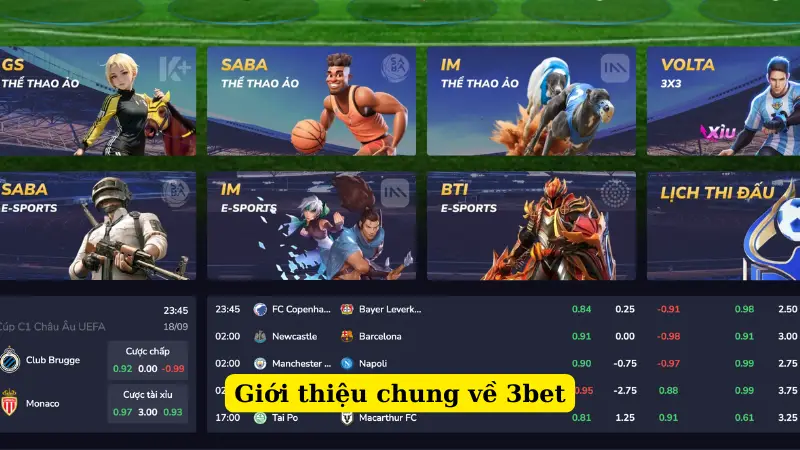 Giới thiệu chung về 3bet
