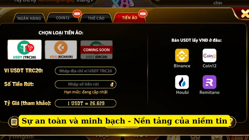 Sự an toàn và minh bạch - Nền tảng của niềm tin